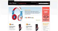 Desktop Screenshot of headphones.theistore.com